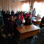 Навчання учнів старших класів Пилявської загальноосвітньої школи із надання першої домедичної допомоги.