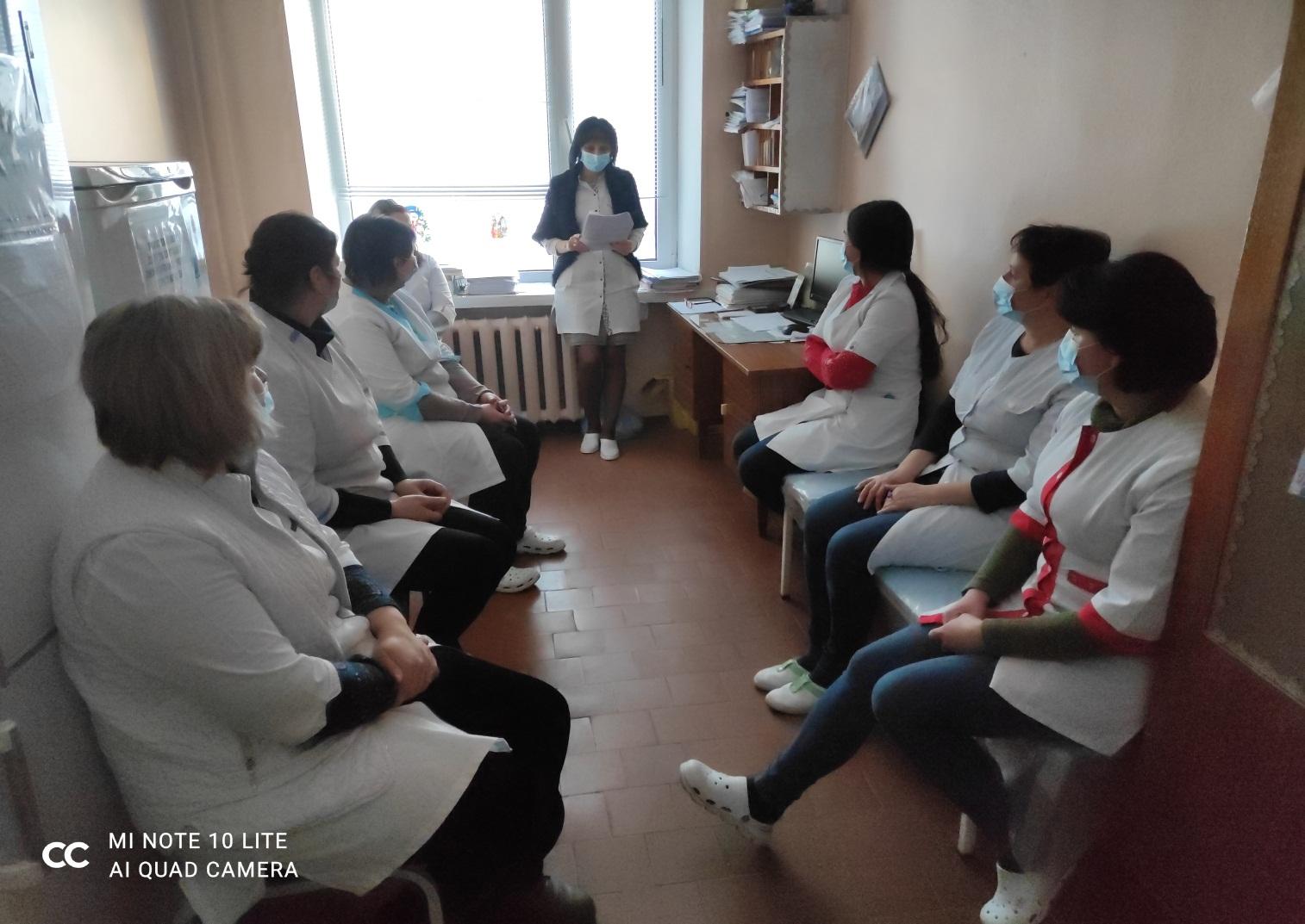 ПРОВЕДЕНО ЗАНЯТТЯ З МЕДИЧНИМИ ПРАЦІВНИКАМИ