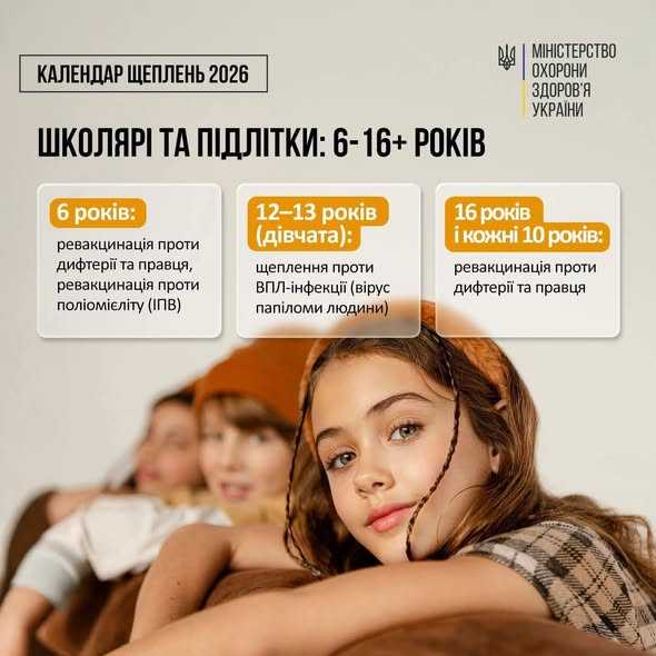 Оновлений Національний календар щеплень: більше захисту, менше уколів