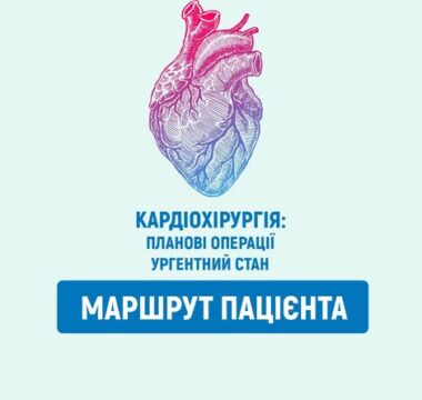Кардіохірургія: планові операції, ургентний стан. маршрут пацієнта