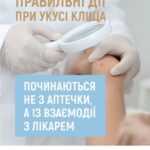 Правильні дії при укусі кліща