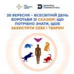 28 вересня Всесвітній день боротьби зі сказом 28 вересня Всесвітній день боротьби зі сказом